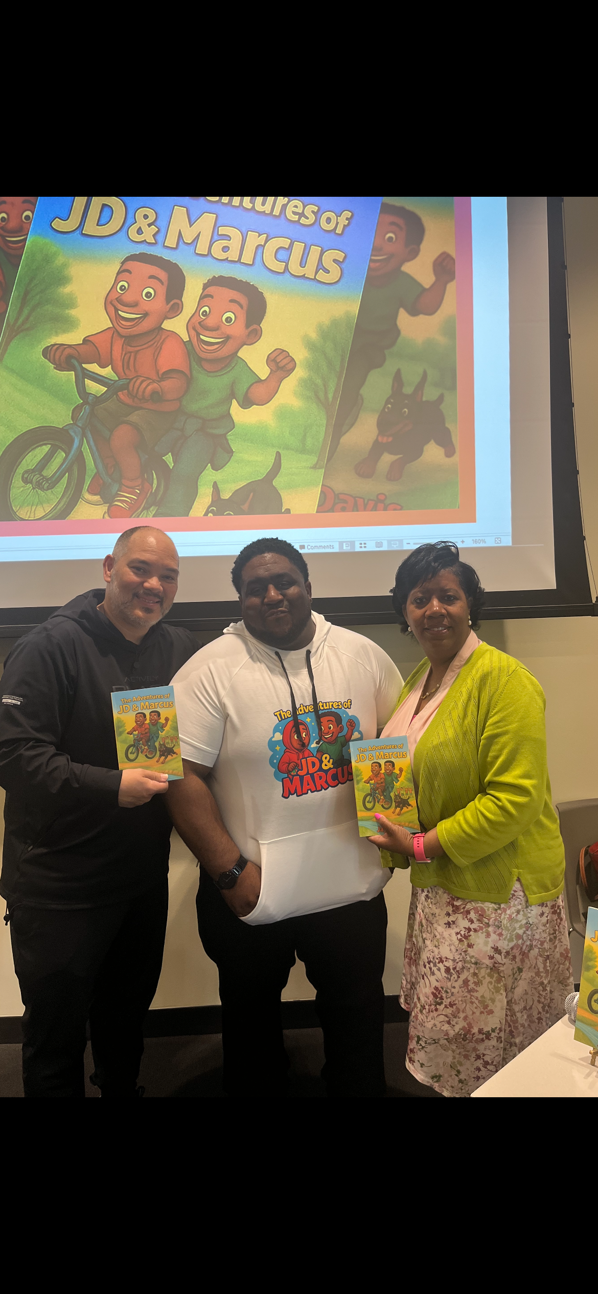 Jay Davis at the book launch